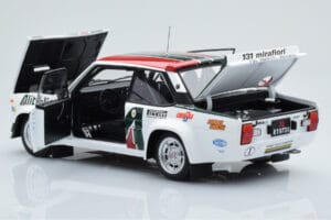 Fiat 131 Abarth Alitalia #2 W. Röhrl / C. Geistdörfer Rally Monte Carlo 1978 Kyosho 1:18 08376G Kov – obrázok 5 z 10