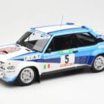 Fiat 131 Abarth #5 Team Fiat Works Rally Portugal 1980 Kyosho 1:18 08376A Kov