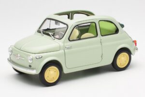 Fiat Nuova 500 Clear Zelený Kyosho 1:18 08966LG