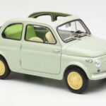 Fiat Nuova 500 Clear Zelený Kyosho 1:18 08966LG - image 6 of 8