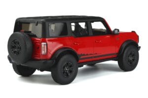 Ford Bronco 4-Door Wildtrak Červený GT Spirit 1:18 GT360 Živica – obrázok 2 z 5