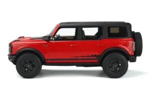 Ford Bronco 4-Door Wildtrak Červený GT Spirit 1:18 GT360 Živica – obrázok 3 z 5