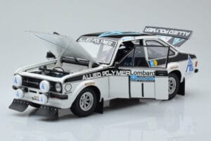 Ford Escort RS 1800 Allied Polymer #1 T. Makinen / H. Liddon Winner RAC Rally 1975 Minichamps 1:18 100758401 Kov – obrázok 2 z 8