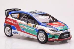 Ford Fiesta RS WRC Ford Abu Dhabi #3 M. Hirvonen / J. Lehtinen Winner Rally Australia 2011 Minichamps 1:18 151110803 Kov – obrázok 4 z 6