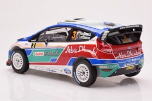 Ford Fiesta RS WRC Ford Abu Dhabi #3 M. Hirvonen / J. Lehtinen Winner Rally Australia 2011 Minichamps 1:18 151110803 Kov – obrázok 5 z 6