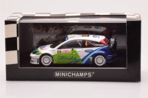 Ford Focus RS WRC #4 R. Kresta / J. Tomanek Rally Monte Carlo 2005 Minichamps 1:43 400058404 Kov – obrázok 4 z 4