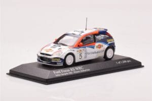 Ford Focus RS WRC #5 C. McRae / N. Grist Rally Acropolis Winner 2002 Minichamps 1:43 430028905 Kov – obrázok 2 z 4