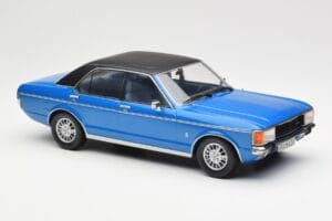 Ford Granada Mk1 Metalická Modrá Matná Čierna MCG 1:18 MCG18394 Kov – obrázok 4 z 6