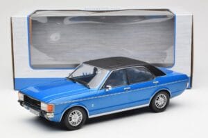 Ford Granada Mk1 Metalická Modrá Matná Čierna MCG 1:18 MCG18394 Kov – obrázok 6 z 6