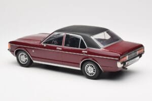 Ford Granada Mk1 Metalická Tmavo Červená Matná Čierna MCG 1:18 MCG18393 Kov – obrázok 5 z 6