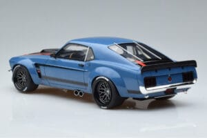 Ford Mustang Boss Cobra Ruffian Cars Modrý GT Spirit 1:18 GT426 Živica – obrázok 5 z 6