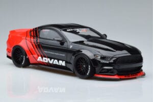 Ford Mustang S550 LB Works Liberty Walk Advan GT Spirit 1:18 KJ035 Živica – obrázok 4 z 6