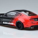 Ford Mustang S550 LB Works Liberty Walk Advan GT Spirit 1:18 KJ035 Živica - image 5 of 6