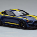 Ford Mustang S550 Shelby Super Snake Modrý GT Spirit 1:18 - image 4 of 6