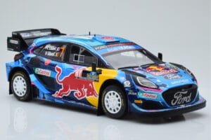Ford Puma Rally1 WRC #7 P-L. Loubet / N. Gilsoul Rally Sweden 2023 IXO 1:18 18RMC154B Kov – obrázok 4 z 6