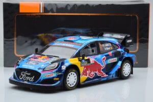 Ford Puma Rally1 WRC #7 P-L. Loubet / N. Gilsoul Rally Sweden 2023 IXO 1:18 18RMC154B Kov – obrázok 6 z 6