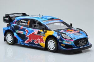 Ford Puma Rally1 WRC #8 O. Tanak / M. Jarveoja Winner Rally Sweden 2023 IXO 1:18 18RMC154A Kov – obrázok 4 z 6