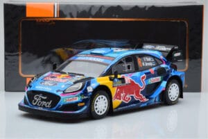 Ford Puma Rally1 WRC #8 O. Tanak / M. Jarveoja Winner Rally Sweden 2023 IXO 1:18 18RMC154A Kov – obrázok 6 z 6