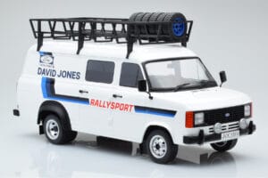 Ford Transit Mk2 Van Team David Jones Rally Assistance IXO 1:18 18RMC033XE Kov – obrázok 4 z 6