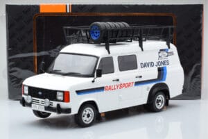Ford Transit Mk2 Van Team David Jones Rally Assistance IXO 1:18 18RMC033XE Kov – obrázok 6 z 6