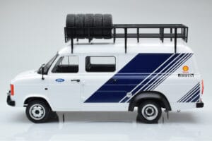 Ford Transit Mk2 Van Team Ford Rally Assistance IXO 1:18 18RMC058XE Kov – obrázok 3 z 6