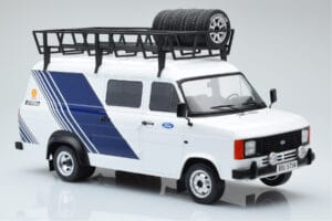 Ford Transit Mk2 Van Team Ford Rally Assistance IXO 1:18 18RMC058XE Kov – obrázok 4 z 6
