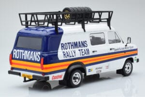 Ford Transit Mk2 Van Team Rothmans Rally Assistance IXO 1:18 18RMC057XE Kov – obrázok 2 z 6