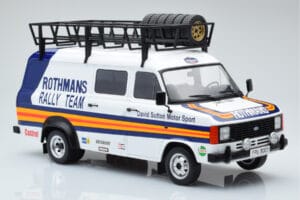 Ford Transit Mk2 Van Team Rothmans Rally Assistance IXO 1:18 18RMC057XE Kov – obrázok 4 z 6