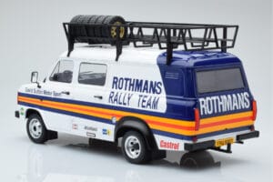 Ford Transit Mk2 Van Team Rothmans Rally Assistance IXO 1:18 18RMC057XE Kov – obrázok 5 z 6