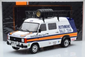 Ford Transit Mk2 Van Team Rothmans Rally Assistance IXO 1:18 18RMC057XE Kov – obrázok 6 z 6