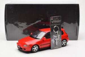 Honda Civic EG6 VTEC Červený LCD 1:18 LCD18018-RE Kov – obrázok 11 z 11