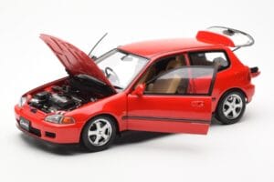 Honda Civic EG6 VTEC Červený LCD 1:18 LCD18018-RE Kov – obrázok 3 z 11