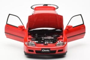 Honda Civic EG6 VTEC Červený LCD 1:18 LCD18018-RE Kov – obrázok 5 z 11