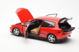 Honda Civic EG6 VTEC Červený LCD 1:18 LCD18018-RE Kov – obrázok 8 z 11