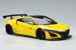 Honda NSX NC1 LB Works Liberty Walk Žltý GT Spirit 1:18 KJ034 Živica – obrázok 4 z 6