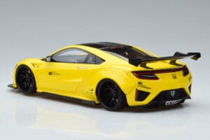 Honda NSX NC1 LB Works Liberty Walk Žltý GT Spirit 1:18 KJ034 Živica – obrázok 5 z 6