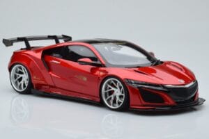 Honda NSX NC1 Liberty Walk Candy Červený GT Spirit 1:18 GT245 Kov – obrázok 4 z 6
