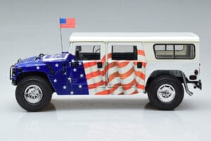 Hummer H1 General Gore-Lieberman USA 2000 Exoto 1:18 EX01807 Kov – obrázok 4 z 7