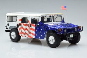 Hummer H1 General Gore-Lieberman USA 2000 Exoto 1:18 EX01807 Kov – obrázok 5 z 7