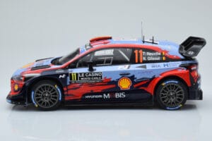 Hyundai i20 Coupe WRC #11 T. Neuville / N. Gilsoul Rally Monte Carlo 2020 IXO 1:18 18RMC067A Kov – obrázok 3 z 6