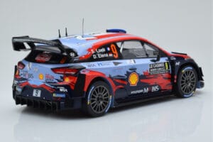 Hyundai i20 Coupe WRC #9 S. Loeb / I. Galmiche Rally Monte Carlo 2020 IXO 1:18 18RMC067B Kov – obrázok 2 z 6