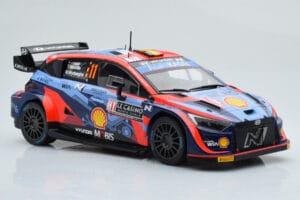 Hyundai i20 N Rally1 #11 T. Neuville / M. Wydaeghe Rally Monte Carlo 2022 IXO 1:18 18RMC112 Kov – obrázok 4 z 6