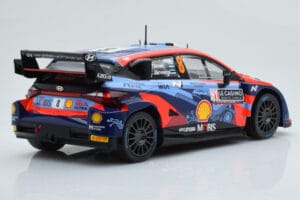 Hyundai i20 N Rally1 #8 O. Tanak / M. Jarveoja Rally Monte Carlo 2022 IXO 1:18 18RMC113 Kov – obrázok 2 z 6