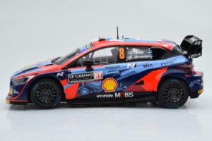 Hyundai i20 N Rally1 #8 O. Tanak / M. Jarveoja Rally Monte Carlo 2022 IXO 1:18 18RMC113 Kov – obrázok 3 z 6