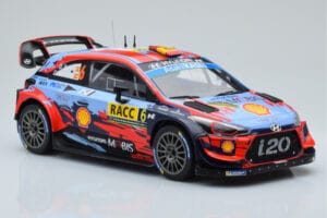 Hyundai i20 Coupe WRC #6 D. Sordo / C. del Barrio Rally Catalunya 2019 IXO 1:18 18RMC052C Kov – obrázok 4 z 6