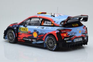 Hyundai i20 Coupe WRC #6 D. Sordo / C. del Barrio Rally Catalunya 2019 IXO 1:18 18RMC052C Kov – obrázok 5 z 6