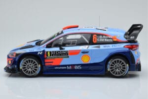 Hyundai i20 Coupe WRC #6 D. Sordo / C. del Barrio Rally Monte Carlo 2018 IXO 1:18 18RMC030C Kov – obrázok 3 z 6