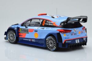 Hyundai i20 Coupe WRC #6 D. Sordo / C. del Barrio Rally Monte Carlo 2018 IXO 1:18 18RMC030C Kov – obrázok 5 z 6