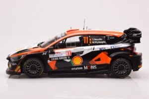 Hyundai i20 N Rally1 #11 T. Neuville / M. Wydaeghe Rally Croatia 2023 IXO 1:18 18RMC160A Kov – obrázok 3 z 6