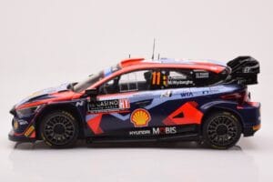 Hyundai i20 N Rally1 #11 T. Neuville / M. Wydaeghe Rally Monte Carlo 2023 IXO 1:18 18RMC153A Kov – obrázok 3 z 6